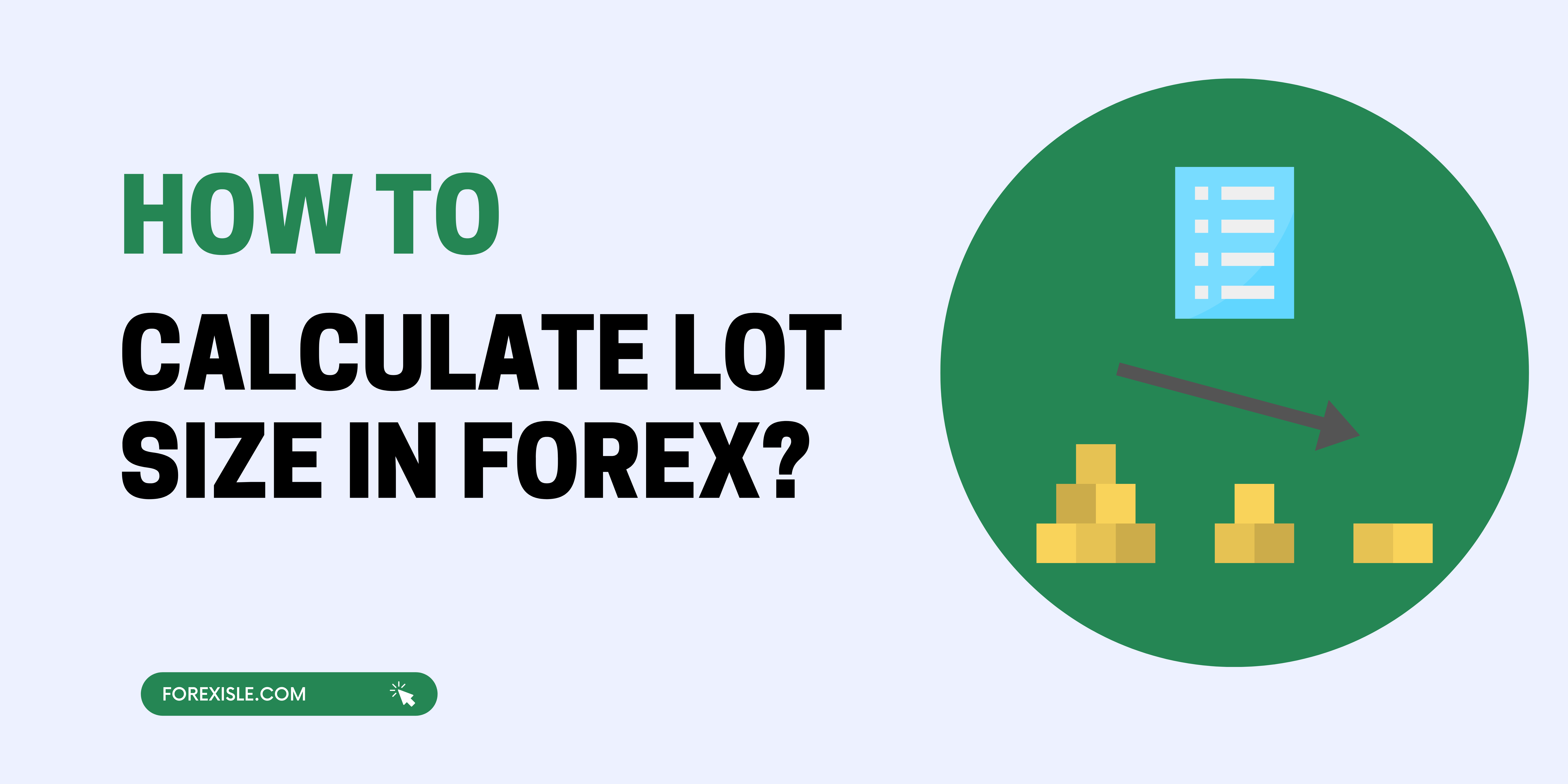How To Calculate Lot Size In Forex Forex Isle